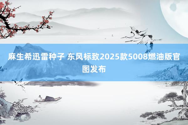 麻生希迅雷种子 东风标致2025款5008燃油版官图发布